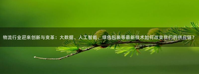 28圈官方网站是多少：物流行业迎来创