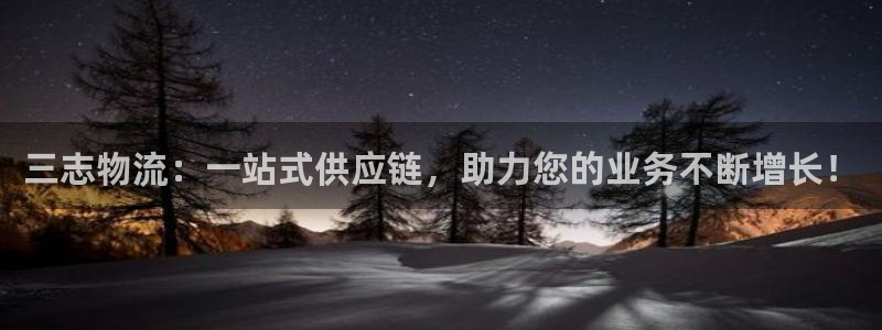 28圈注册网站链接怎么弄：三志物流：