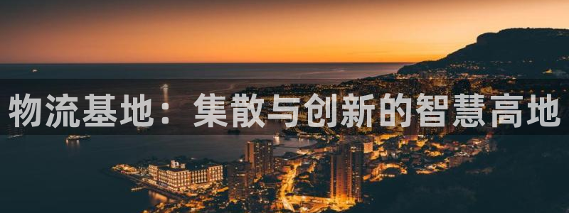 28圈登录流程：物流基地：集散与创新